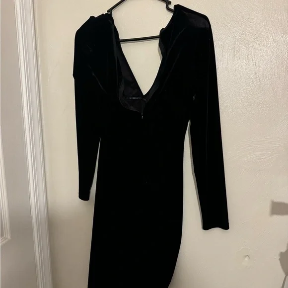 Sexy Long Sleeve women v neck bonycon dress - Picture 2 of 6